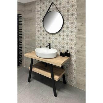 TWIGA Waschtischunterbau 100x72x50 cm, Eiche Rover