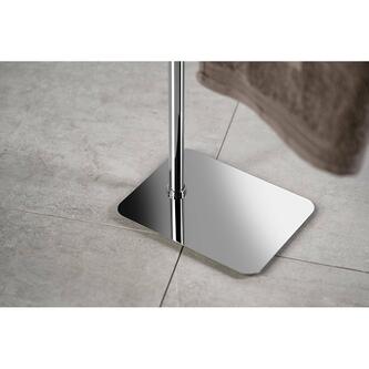 ARTU Ständer mit Handtuchhalter, eckig, Chrom