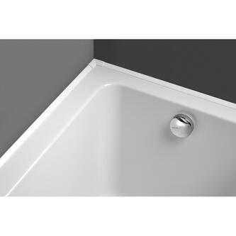 Wannenleistenset Abschlußleisten,weiß