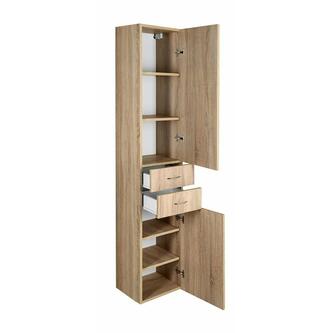 ZOJA/KERAMIA FRESH Hochschrank 35x184x29cm, links, platineiche