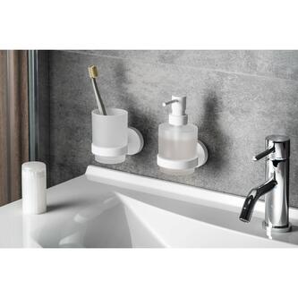 X-ROUND WHITE Hänge-Glas, Milchglas, Weiß matt