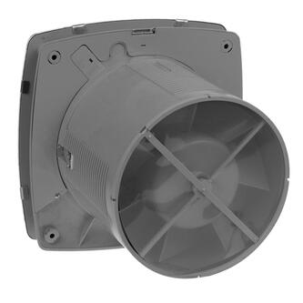 X-MART 10 Axial-Badlüfter, 15W, Rohrleitung 100mm, Edelstahl matt