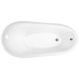 RETRO freistehende Badewanne 168x76,2x70cm, weiß, Füße weiß