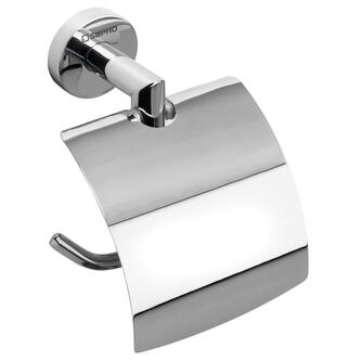 X-ROUND Toilettenpapierhalter mit Deckel, Chrom