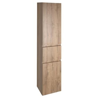 ALTAIR Hochschrank mit Wäschekorb 40x184x31cm, Eiche Emporio
