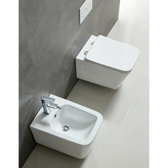 PORTO Hänge-WC, Rimless, 36x52cm, Weiß