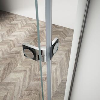TRINITY CHROME Rechteckige Duschkabine 1000x1200mm, Mattglas, links