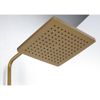 DAKAR Duschsäule mit Thermostat-Armatur, Gold matt