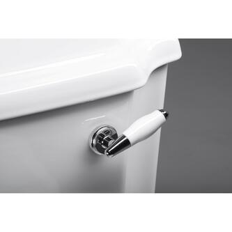 ANTIK Retro Kombi-WC + WC-Sitz, weiß