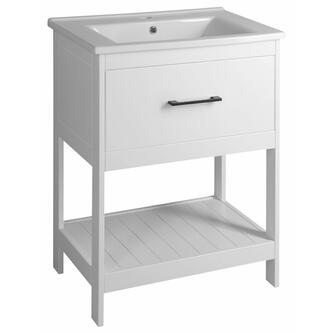 ZUNO 65 Keramik-Waschtisch 65x45cm, weiss