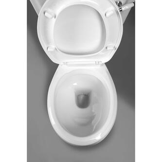 ANTIK Retro Kombi-WC + WC-Sitz, weiß