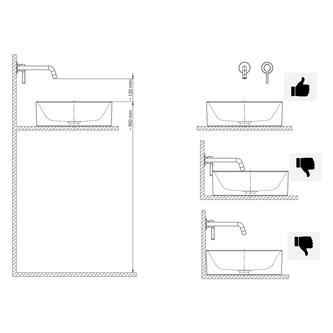 SPY Unterputz-Waschtischarmatur, schwarz matt