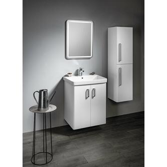 THEIA Unterschrank 56,4x70x44,2cm, 2x Tür, weiß