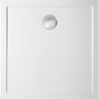 GALLET Gussmarmor-Duschwanne, Quadrat 90x90cm