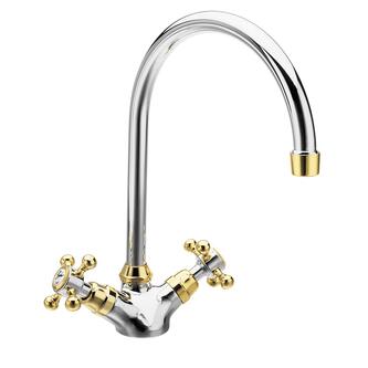 ANTEA Küchenarmatur, Höhe 275mm, Chrom/gold