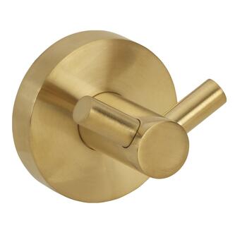 X-ROUND GOLD Doppelhaken, Gold matt