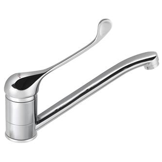 HOFFER Küchenarmatur, langer Hebel, 221mm, Chrom