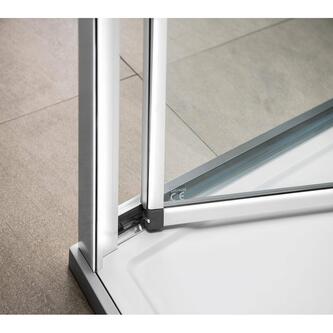 EASY LINE Duschkabine-U-Kabine, 800x1000mm, Falttüren, L/R Variante, Klarglas