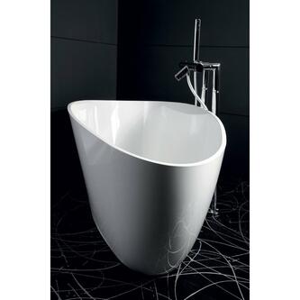 ELIPSIE - Gussmarmor-Badewanne 1700x700x620mm, weiß glänzend