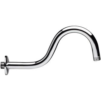 Duscharm rund S-Form, 300mm, Chrom