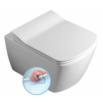 GLANC Hänge-WC, spülrandlos, 37x51,5cm, weiss