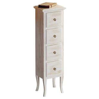 RETRO Schrank 35x119x33cm, altweiß