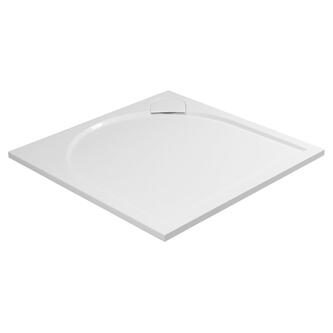LARCA Gussmarmor-Duschwanne, Quadrat 90x90cm