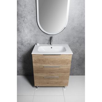 PIEDRA Keramik-Möbelwaschbecken71x46,5cm, Weiß