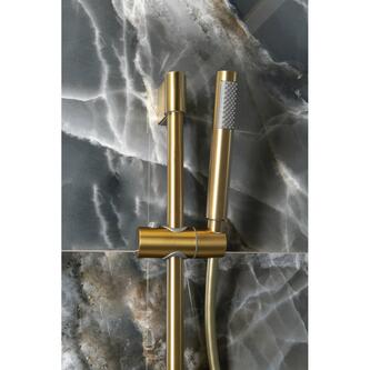 Handbrause, 185mm, Gold matt