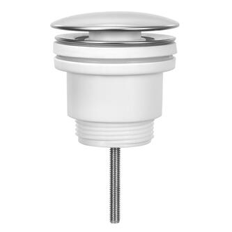 Ablaufgarnitur 5/4“, klick-klack, großer Stopfen, 5-46mm, ABS/Edelstahl