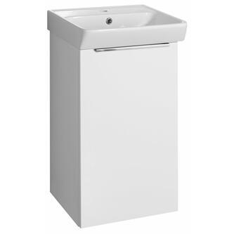 NEON Unterschrank mit Keramik Waschbecken 45x41,5 cm, weiß