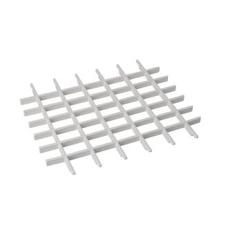 Universal-Gitter für Hänge-Ausgussbecken, Kunststoff, Weiß
