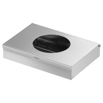 Hygienebeutel-Behälter 134x26x90 mm, Edelstahl matt