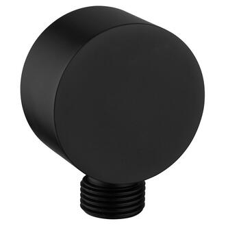 Duschanschluss, Durchmesser 50mm, Schwarz matt