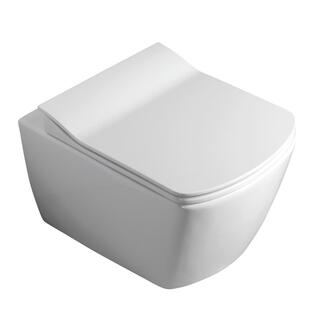 GLANC WC-Sitz, SLIM, Soft Close, weiß