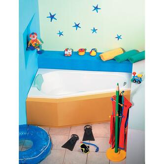 Raumspar Badewanne PROJEKTA 160x80x44cm, links, weiß