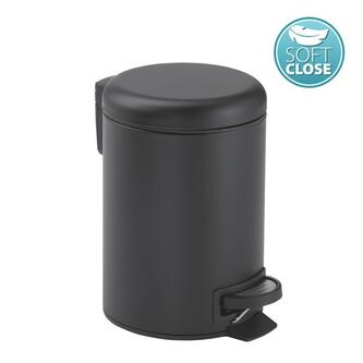 POTTY Kosmetikeimer 5l, Soft Close, schwarz matt