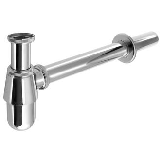 Waschtisch-Siphon 5/4", DN32, niedrig, Chrom