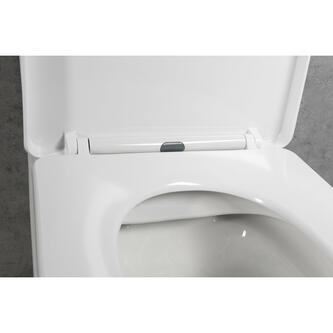 LEON WC-Sitz, Slim, Soft Close, Duroplast, Weiß