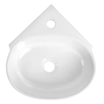 ECKERT Keramik Waschtisch 36x36cm, Weiß