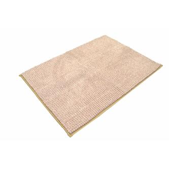 Badvorlage 50x70cm Anti-Rutsch, 100% polyester, beige