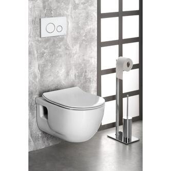 WC-Set, Wand-WC BRILLA spülrandlos, mit UP-Spülkasten, weiß
