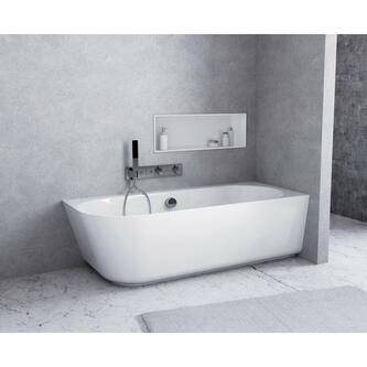 SUSSI R Freistehende Badewanne 150x70x50cm, weiß