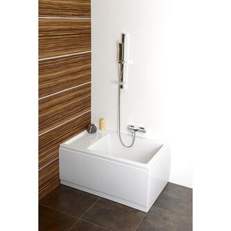 JAZZ 120x75cm Duschwanne mit Sitz, weiss