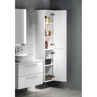 ESPACE Schrank 35x172x32cm, 2x Tür, links/rechts, weiss matt