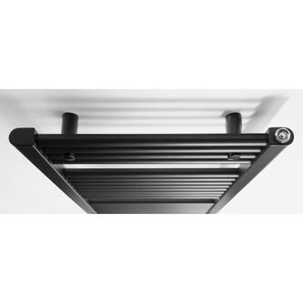 DIRECT Badheizkörper mit seitlichem Anschluss 450x960mm, 400W, Schwarz matt