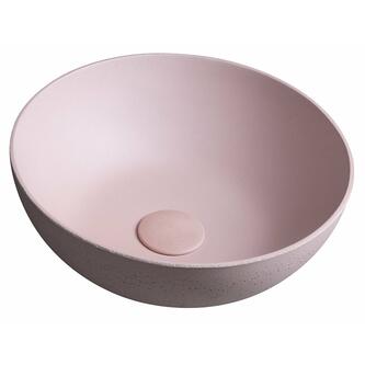 FORMIGO Betonwaschbecken, Durchmesser 39 cm, rosa