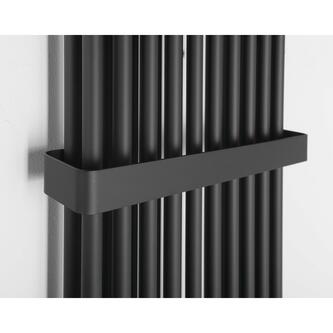 FEDE Badheizkörper 1500x490 mm, 10 Segmente, Schwarz matt