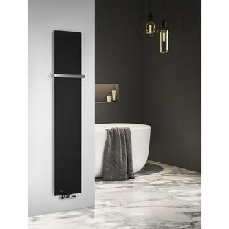 SMARTELLA Badheizkörper 250x1490mm, Schwarz matt
