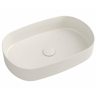 INFINITY OVAL Aufsatzwaschbecken 55x36cm, Ivory matt